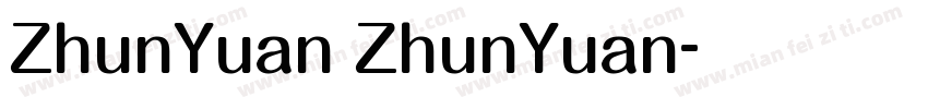 ZhunYuan ZhunYuan字体转换
